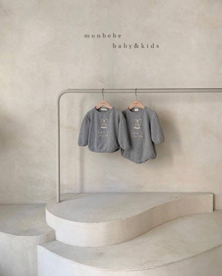 MONBEBE - Korean Children Fashion - #Kfashion4kids - Little Dog Bodysuit - 6