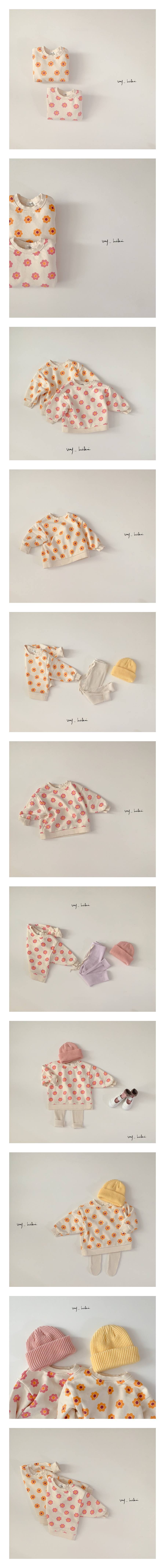 MY BEBE - Korean Children Fashion - #Kfashion4kids - Flower Sweatshirt