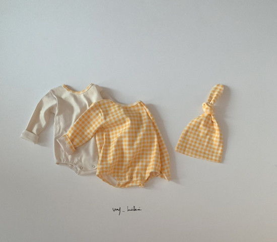 MY BEBE - Korean Children Fashion - #Kfashion4kids - Two Romper Set with Hat - 5