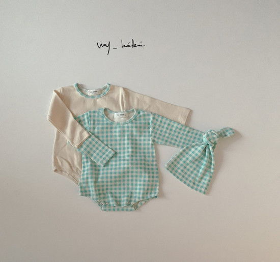 MY BEBE - Korean Children Fashion - #Kfashion4kids - Two Romper Set with Hat - 6