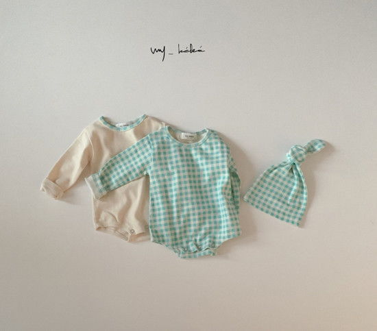 MY BEBE - Korean Children Fashion - #Kfashion4kids - Two Romper Set with Hat - 7