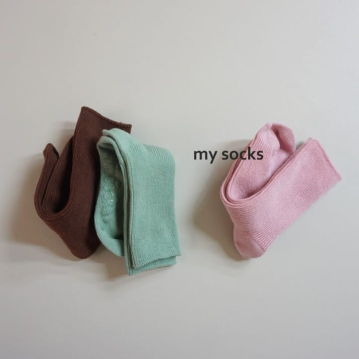 MY SOCKS - Korean Children Fashion - #Kfashion4kids - Avocado Set [set of 3]