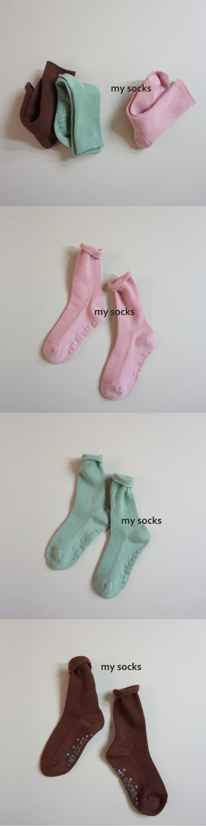 MY SOCKS - Korean Children Fashion - #Kfashion4kids - Avocado Set [set of 3] - 2