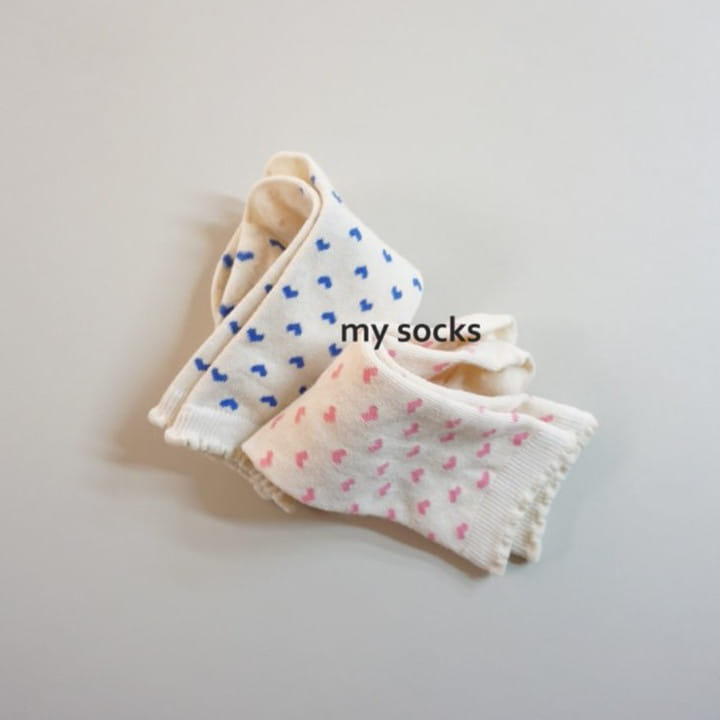 MY SOCKS - Korean Children Fashion - #Kfashion4kids - Cherry Set [set of 2]