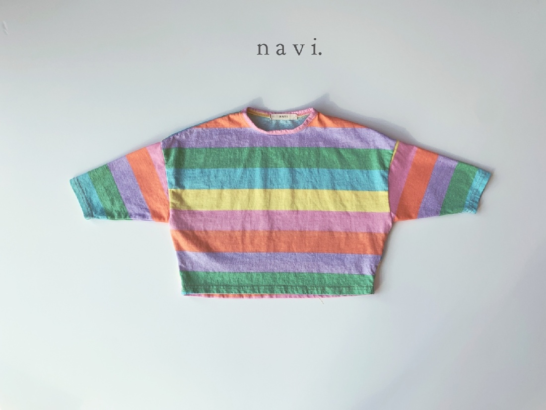 NAVI - Korean Children Fashion - #Kfashion4kids - Toz Stripe Tee - 9