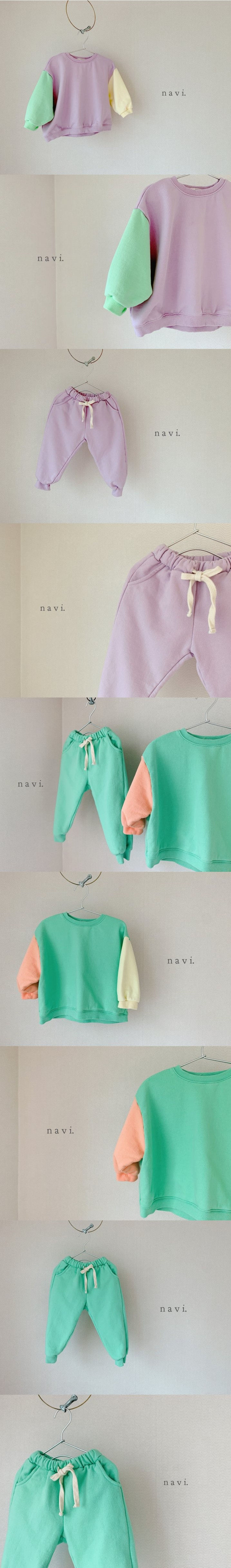 NAVI - Korean Children Fashion - #Kfashion4kids - Happy Training Top Bottom Set - 2