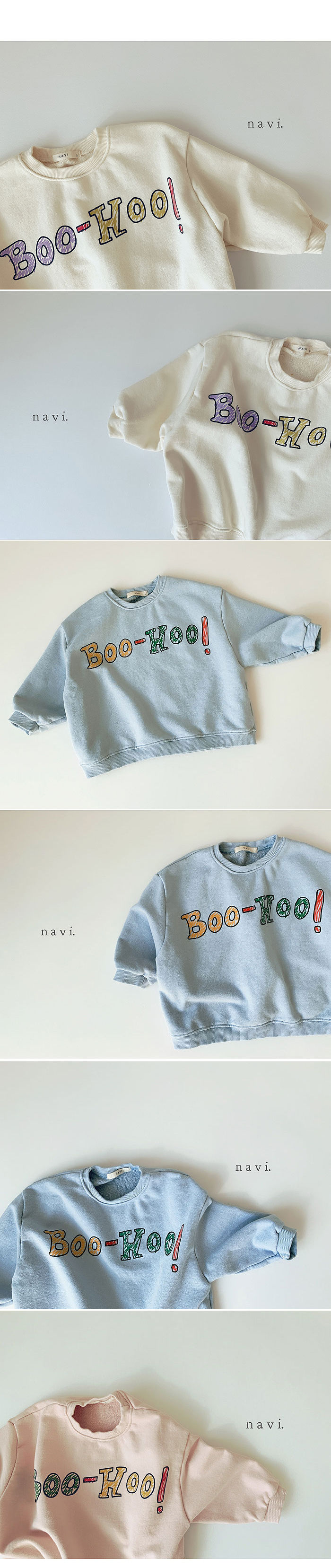 NAVI - Korean Children Fashion - #Kfashion4kids - Boohoo Sweatshirt - 3