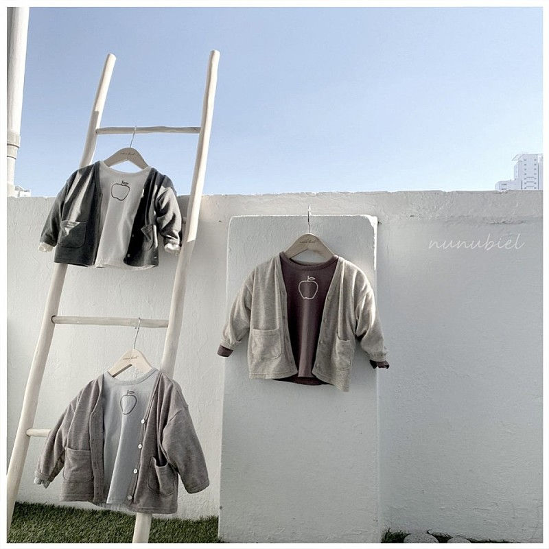 NUNUBIEL - Korean Children Fashion - #Kfashion4kids - Natural Cardigan - 6