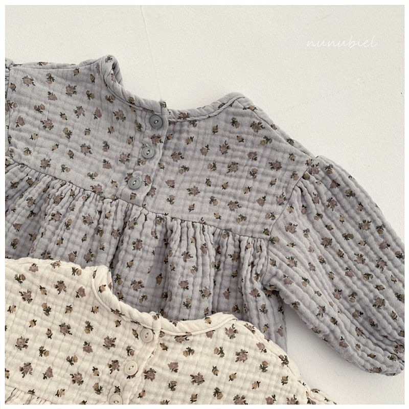 NUNUBIEL - Korean Children Fashion - #Kfashion4kids - Mini Flower One-piece - 5