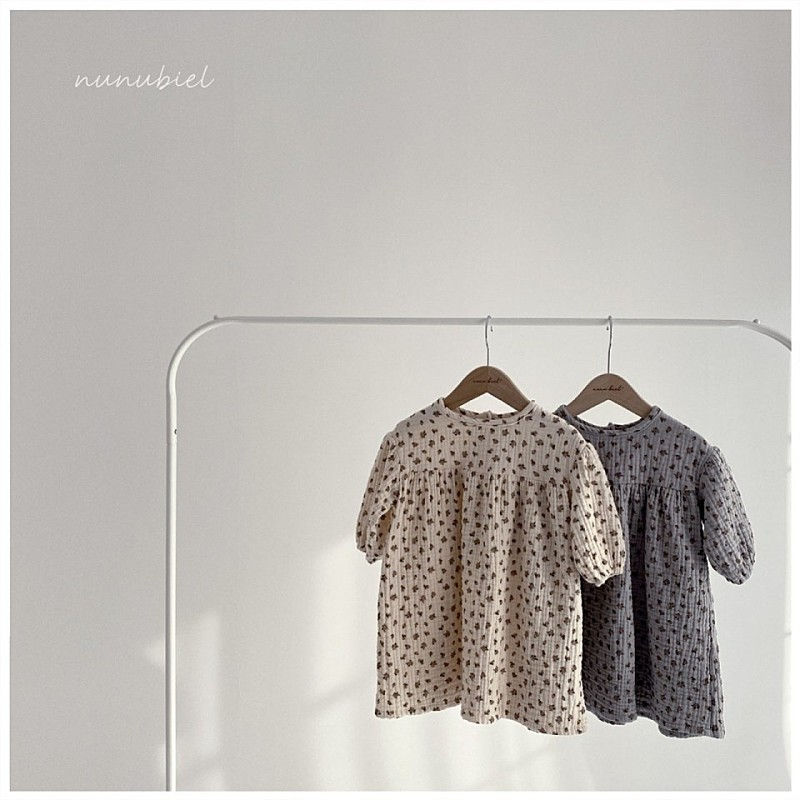 NUNUBIEL - Korean Children Fashion - #Kfashion4kids - Mini Flower One-piece - 6