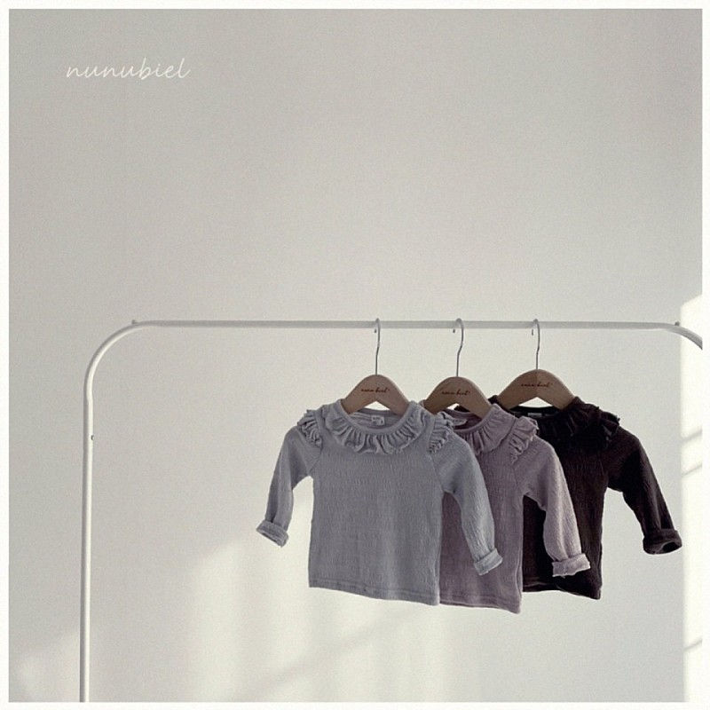 NUNUBIEL - Korean Children Fashion - #Kfashion4kids - Muslin Frill Tee - 5