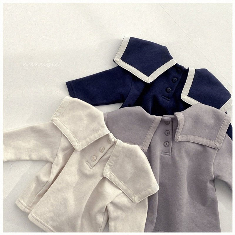 NUNUBIEL - Korean Children Fashion - #Kfashion4kids - Tape sailor Tee with Mom - 4