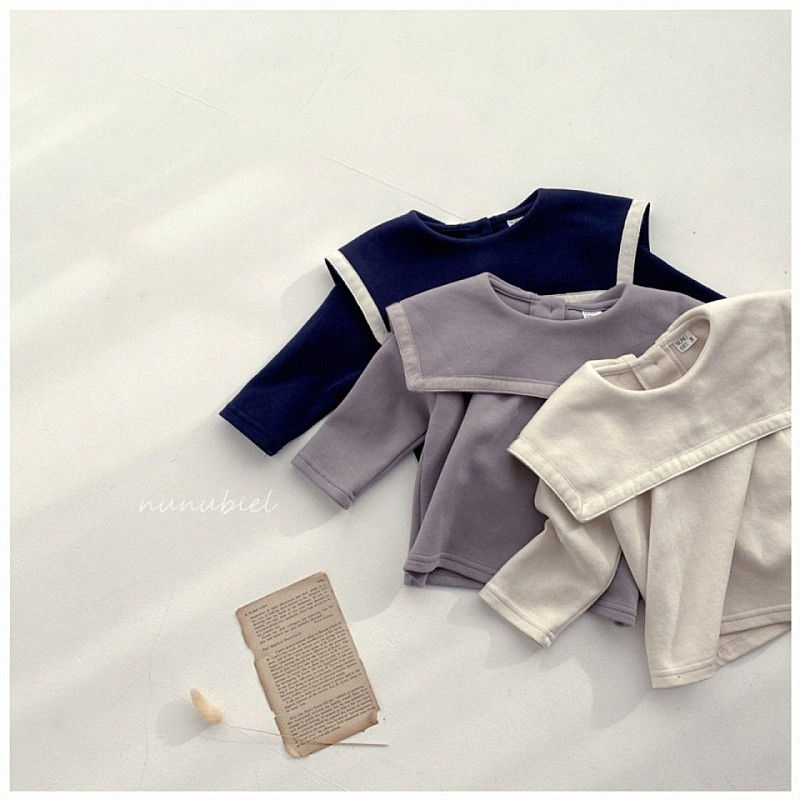 NUNUBIEL - Korean Children Fashion - #Kfashion4kids - Tape sailor Tee with Mom - 5
