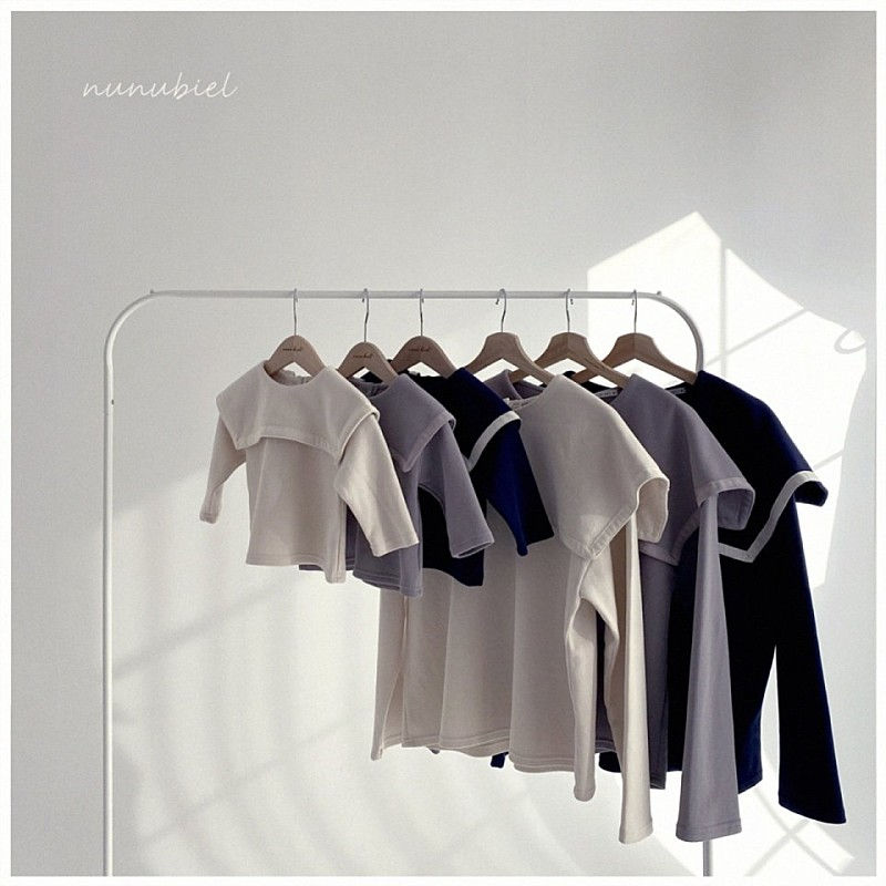 NUNUBIEL - Korean Children Fashion - #Kfashion4kids - Tape sailor Tee with Mom - 6