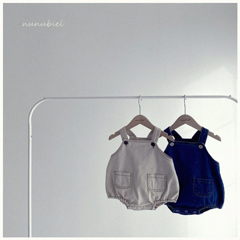NUNUBIEL - Korean Children Fashion - #Kfashion4kids - Button Denim Romper - 6