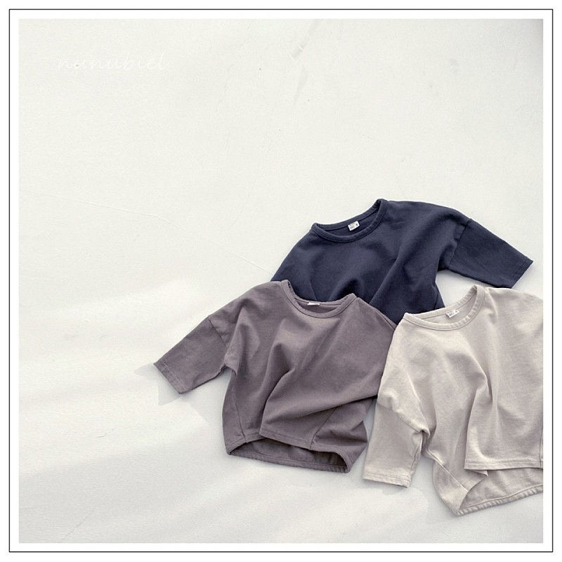 NUNUBIEL - Korean Children Fashion - #Kfashion4kids - Natural Loosefit Tee