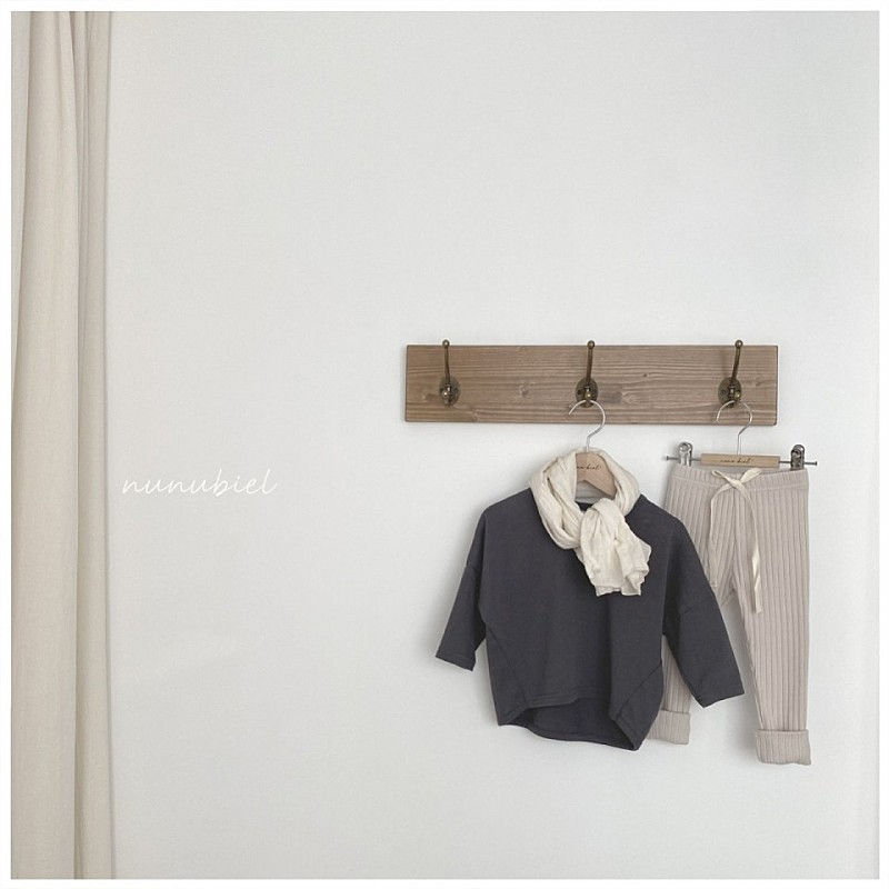 NUNUBIEL - Korean Children Fashion - #Kfashion4kids - Natural Loosefit Tee - 3