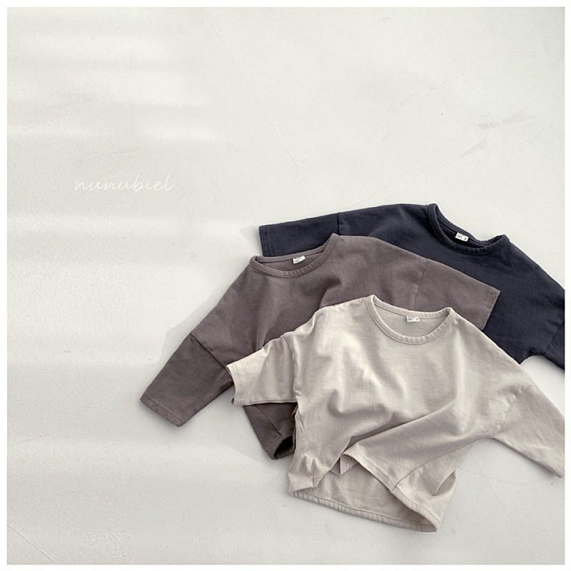NUNUBIEL - Korean Children Fashion - #Kfashion4kids - Natural Loosefit Tee - 6