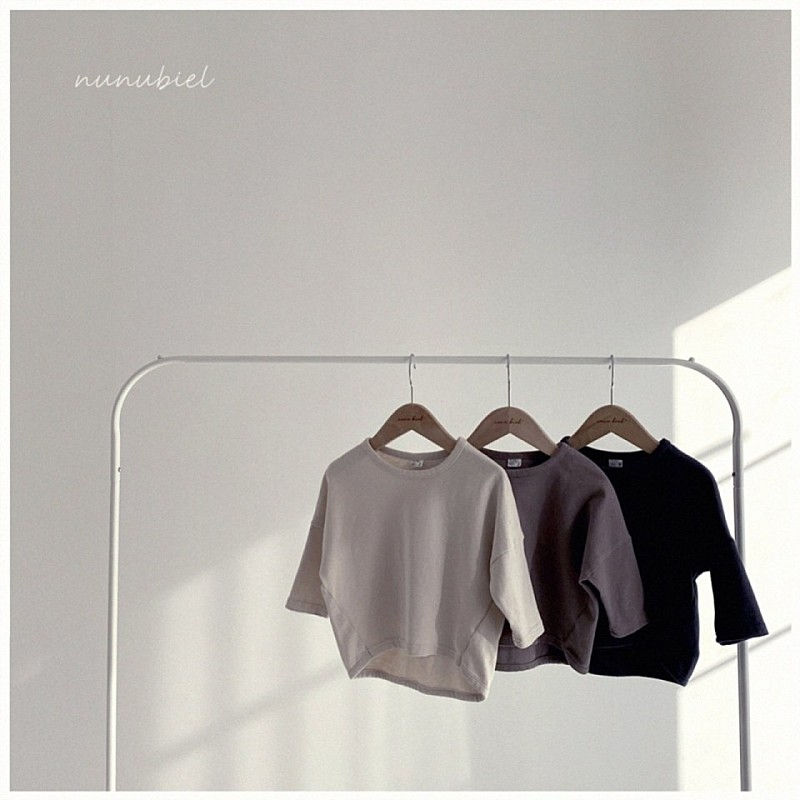 NUNUBIEL - Korean Children Fashion - #Kfashion4kids - Natural Loosefit Tee - 7