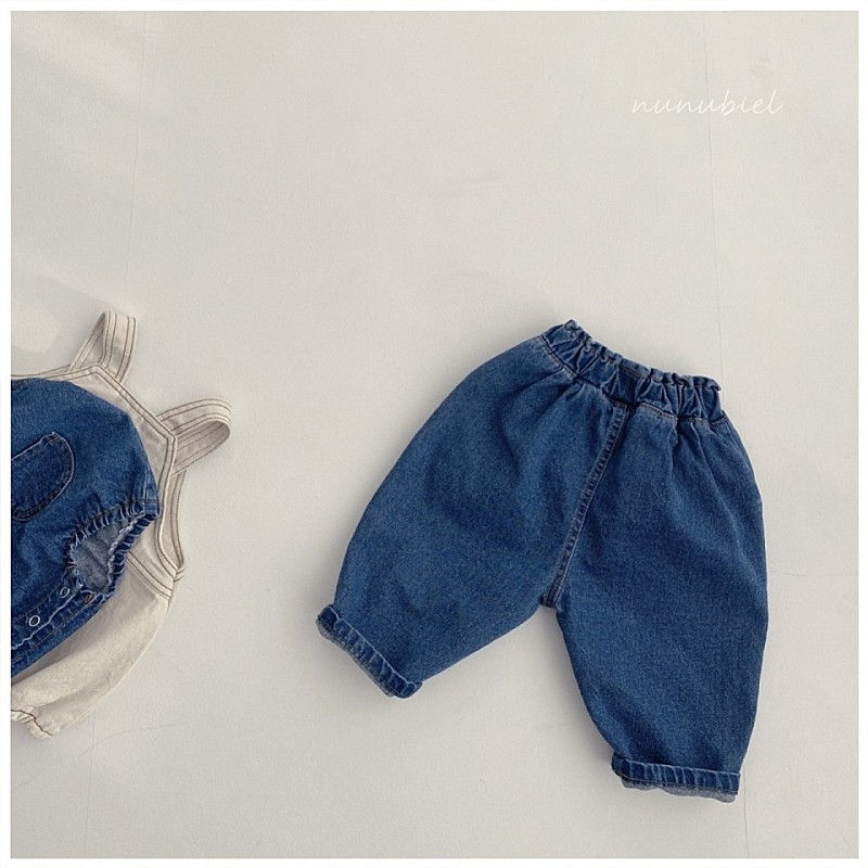 NUNUBIEL - Korean Children Fashion - #Kfashion4kids - Button Denim Pants - 3