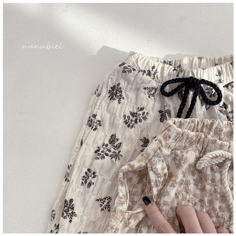 NUNUBIEL - Korean Children Fashion - #Kfashion4kids - Oriental Painting Flower Pants - 3