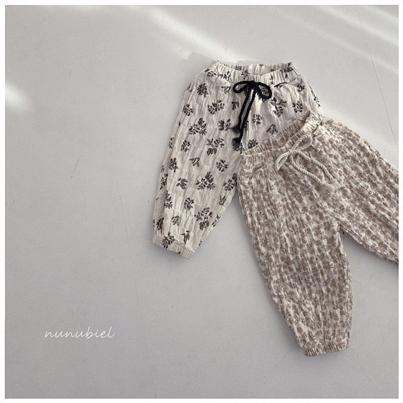 NUNUBIEL - Korean Children Fashion - #Kfashion4kids - Oriental Painting Flower Pants - 4