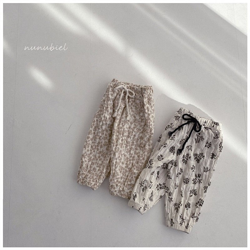 NUNUBIEL - Korean Children Fashion - #Kfashion4kids - Oriental Painting Flower Pants - 5