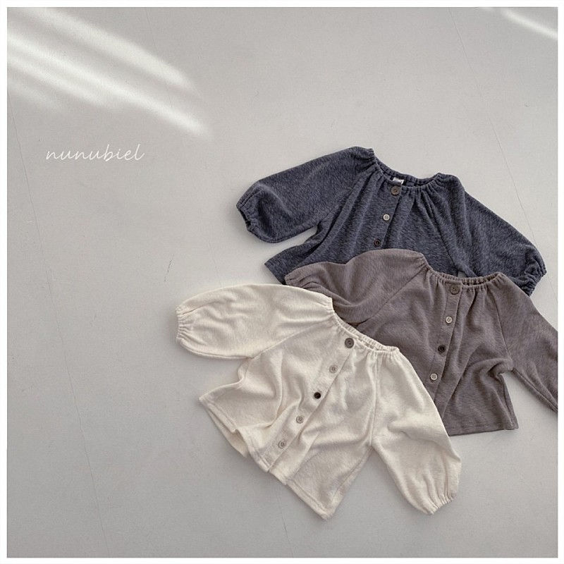 NUNUBIEL - Korean Children Fashion - #Kfashion4kids - Shirring Cardigan - 4