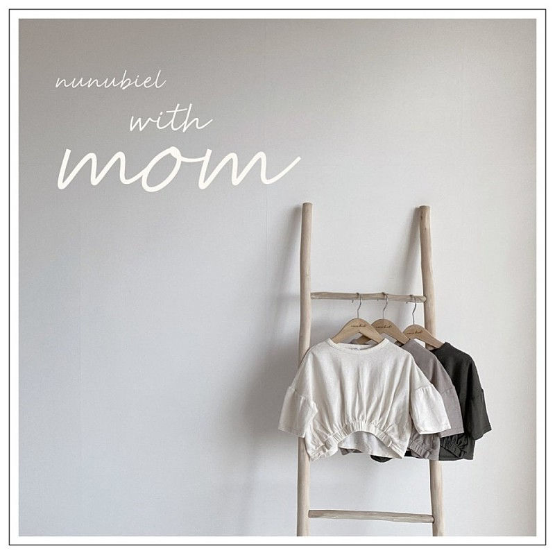 NUNUBIEL - Korean Children Fashion - #Kfashion4kids - Loosefit Shirring Tee with Mom
