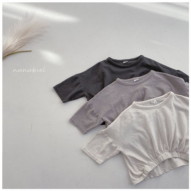 NUNUBIEL - Korean Children Fashion - #Kfashion4kids - Loosefit Shirring Tee with Mom - 3