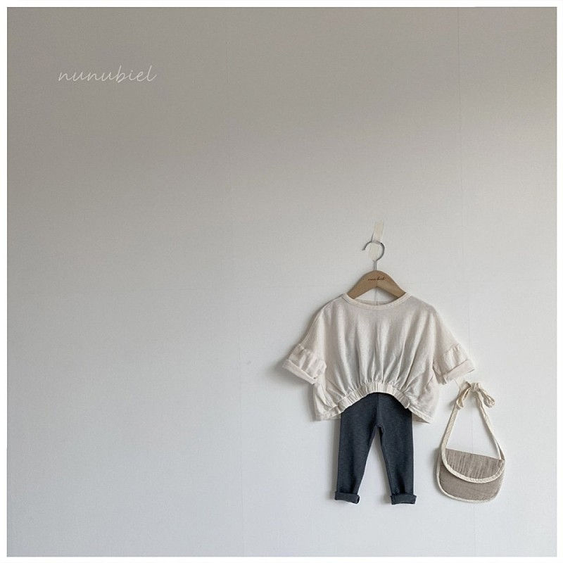 NUNUBIEL - Korean Children Fashion - #Kfashion4kids - Loosefit Shirring Tee with Mom - 6