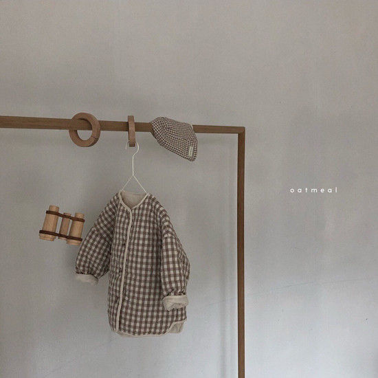 OATMEAL - Korean Children Fashion - #Kfashion4kids - Mild Cotton Jacket - 6