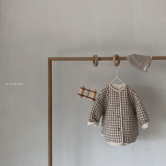 OATMEAL - Korean Children Fashion - #Kfashion4kids - Mild Cotton Jacket - 8
