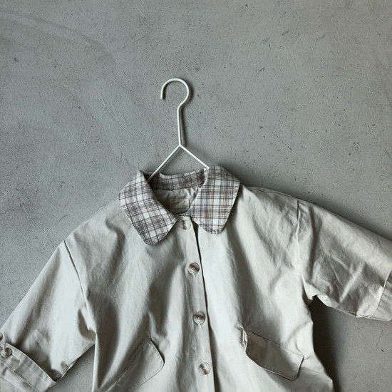 OATMEAL - Korean Children Fashion - #Kfashion4kids - Chester Trench Coat
