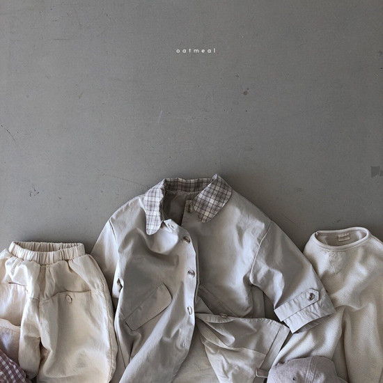 OATMEAL - Korean Children Fashion - #Kfashion4kids - Chester Trench Coat - 8