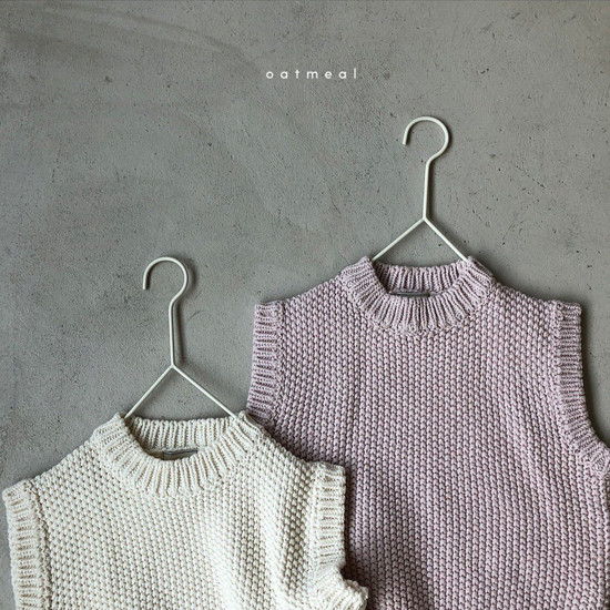 OATMEAL - Korean Children Fashion - #Kfashion4kids - Mellow Cotton Vest