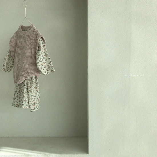OATMEAL - Korean Children Fashion - #Kfashion4kids - Mellow Cotton Vest - 10