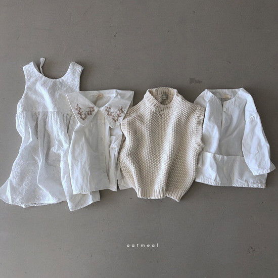 OATMEAL - Korean Children Fashion - #Kfashion4kids - Mellow Cotton Vest - 5