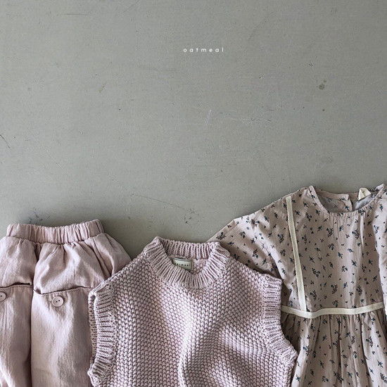 OATMEAL - Korean Children Fashion - #Kfashion4kids - Mellow Cotton Vest - 8