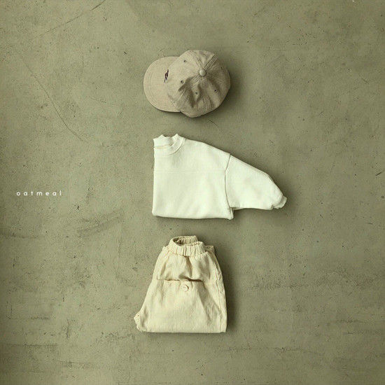 OATMEAL - Korean Children Fashion - #Kfashion4kids - Again Round Sweatshirt - 9