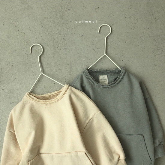 OATMEAL - Korean Children Fashion - #Kfashion4kids - Day Day Sweatshirt