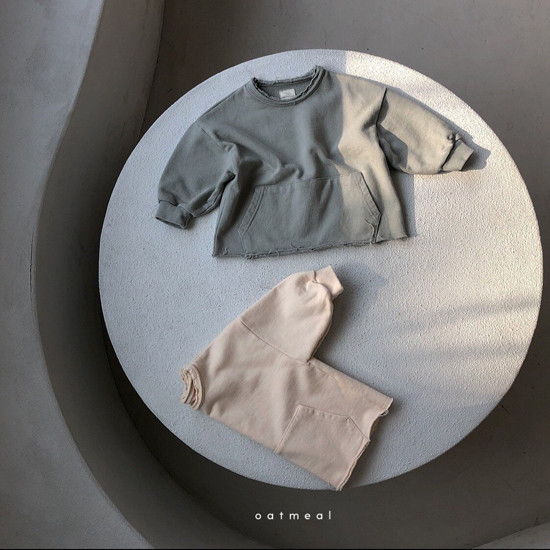 OATMEAL - Korean Children Fashion - #Kfashion4kids - Day Day Sweatshirt - 2