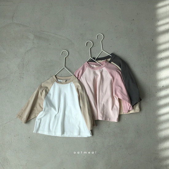 OATMEAL - Korean Children Fashion - #Kfashion4kids - Slow Round Tee - 3