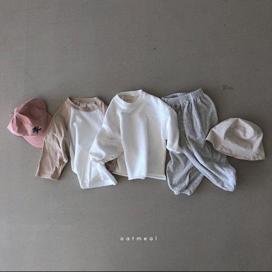 OATMEAL - Korean Children Fashion - #Kfashion4kids - Slow Round Tee - 7