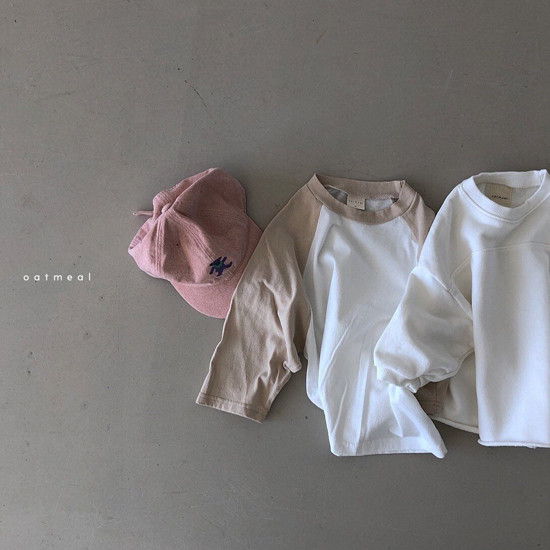 OATMEAL - Korean Children Fashion - #Kfashion4kids - Slow Round Tee - 9