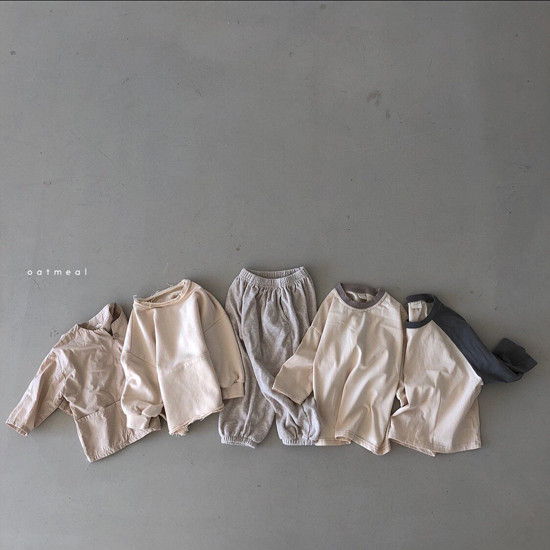 OATMEAL - Korean Children Fashion - #Kfashion4kids - Daily Round Tee - 11