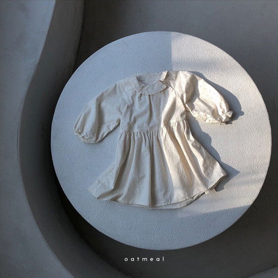 OATMEAL - Korean Children Fashion - #Kfashion4kids - Amy Dot One-piece - 2