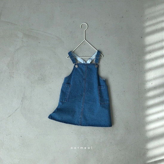OATMEAL - Korean Children Fashion - #Kfashion4kids - Windy Suspender One-piece - 3
