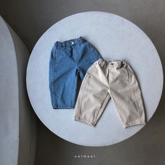 OATMEAL - Korean Children Fashion - #Kfashion4kids - Story Denim Pants - 2