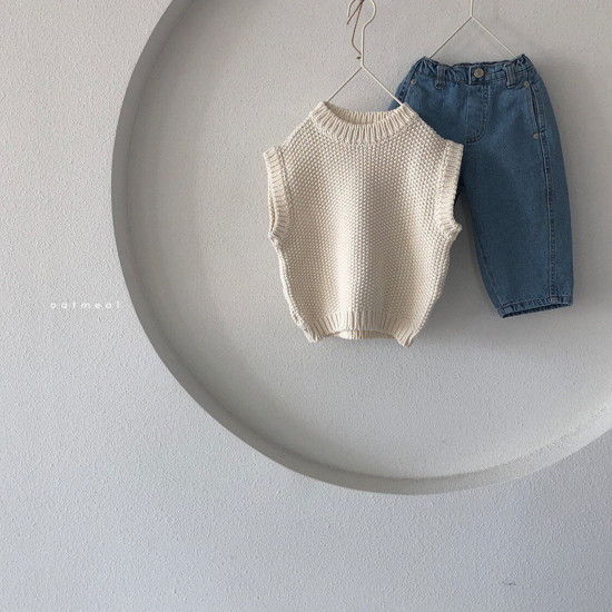OATMEAL - Korean Children Fashion - #Kfashion4kids - Story Denim Pants - 5